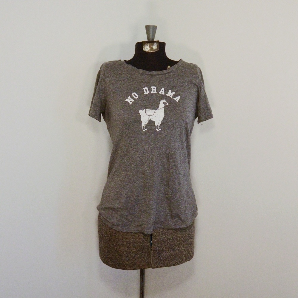 No Drama Llama Funny Graphic Tee XS Old Navy